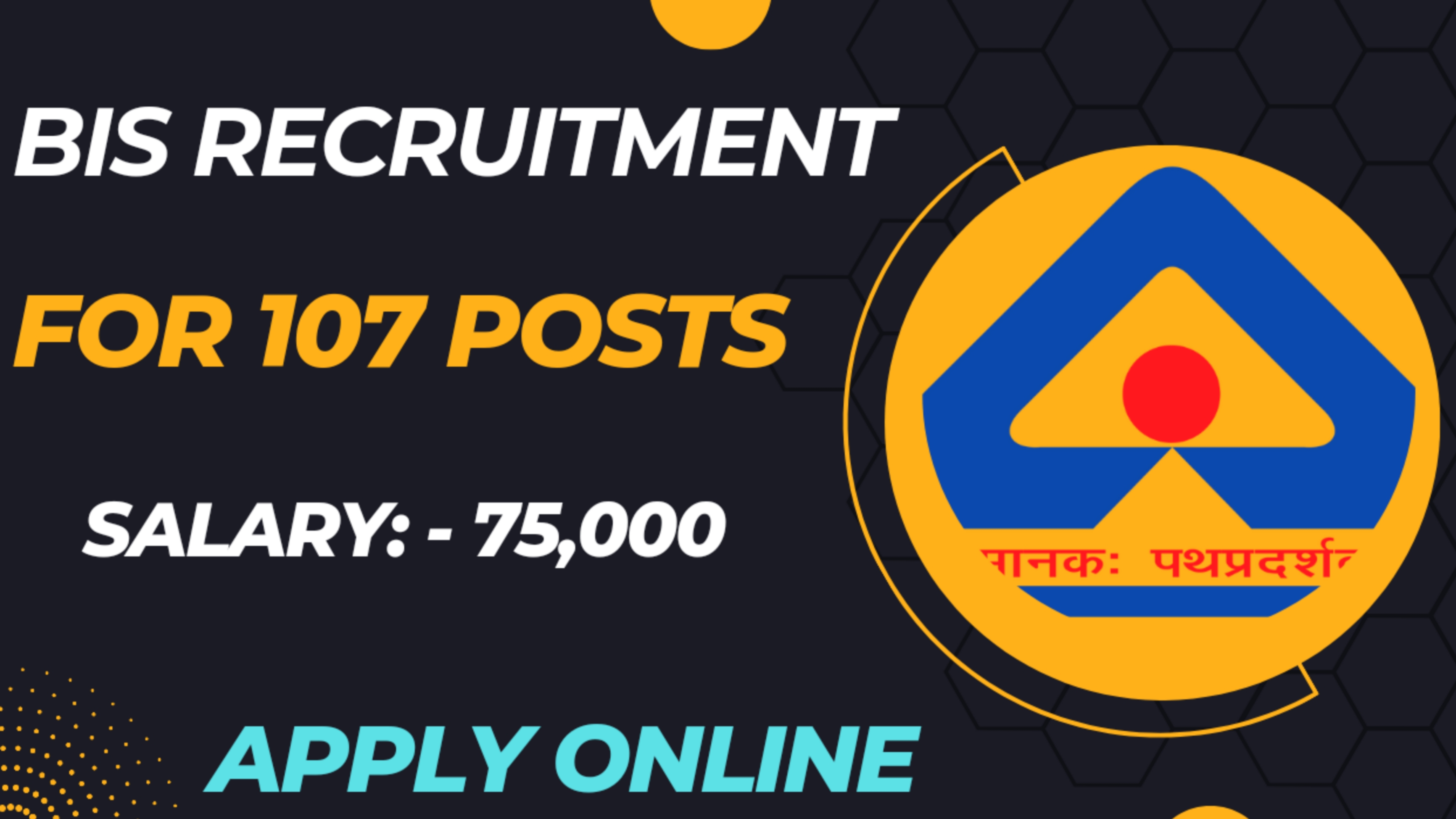 BIS Recruitment For 107 Consultant Posts - 2024